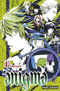 Capa de Enigma #04, Editora JBC