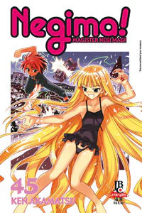 Capa de Negima #45, Editora JBC