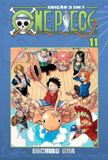 Capa de One Piece 3 Em 1 Vol. 11, Panini
