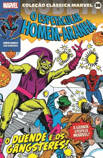 Capa de Coleção Clássica Marvel Vol. 36 - Homem-Aranha Vol. 6, Panini