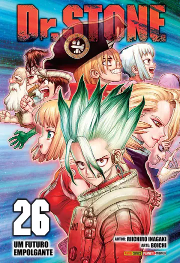 Capa de Dr. Stone Vol. 26, Panini