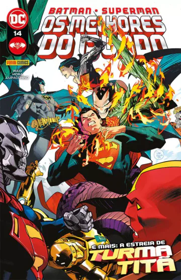 Capa de Batman/Superman: Os Melhores Do Mundo Vol. 14, Panini
