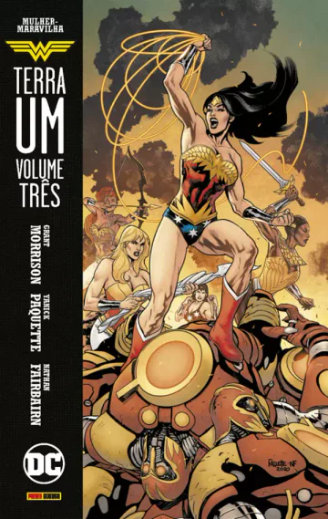 Capa de Mulher-Maravilha: Terra Um Vol. 3, Panini