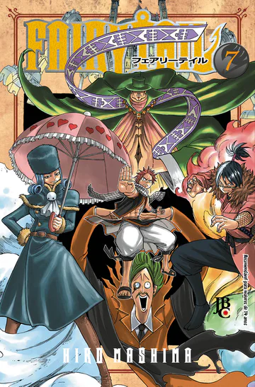 Capa de Fairy Tail #07, Editora JBC