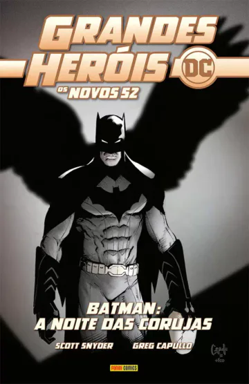 Capa de Grandes Heróis DC: Os Novos 52 Vol. 11 - Batman: Noite Das Corujas, Panini