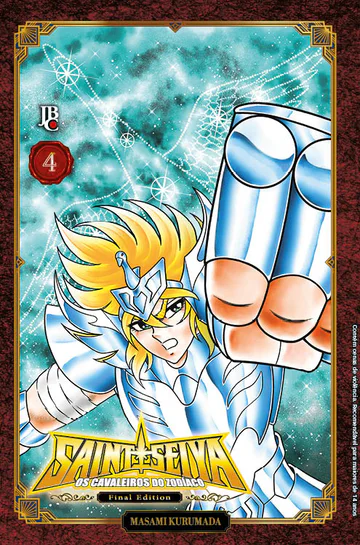 Capa de Cavaleiros do Zodíaco Saint Seiya Final Edition #04, Editora JBC