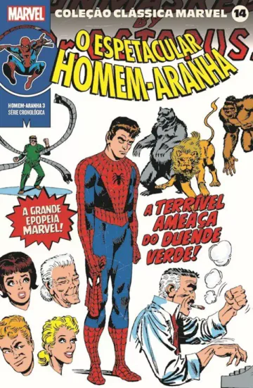 Capa de Coleção Clássica Marvel Vol. 14 - Homem-Aranha Vol. 3, Panini
