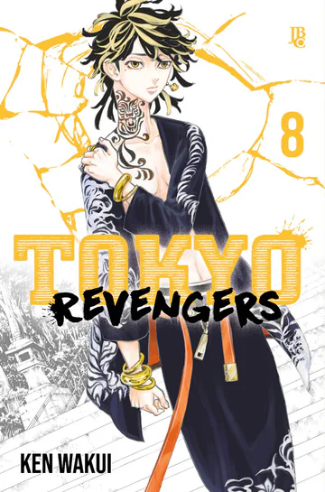 Capa de Tokyo Revengers #08, Editora JBC