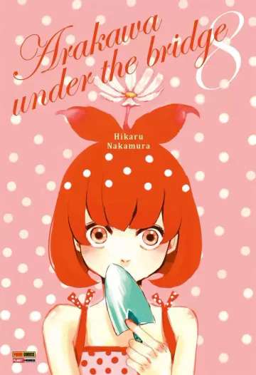 Capa de Arakawa Under The Bridge Vol. 8, Panini