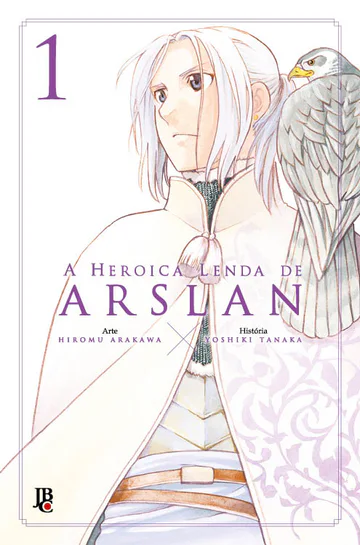 Capa de A Heroica Lenda de Arslan #01, Editora JBC