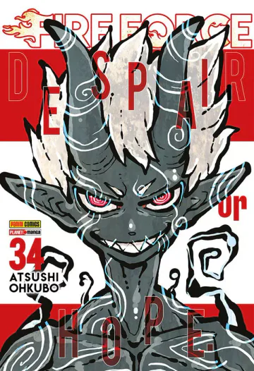 Capa de Fire Force Vol. 34, Panini