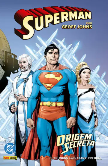 Capa de Superman Por Geoff Johns Vol. 01 - Origem Secreta, Panini