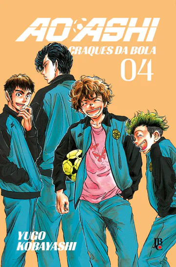 Capa de Ao Ashi - Craques da Bola #04, Editora JBC