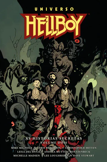 Capa de Universo Hellboy Omnibus: As Histórias Secretas — Vol. 2, Mythos Editora