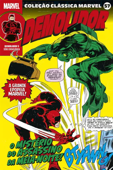 Capa de Coleção Clássica Marvel Vol. 57 - Demolidor 05, Panini