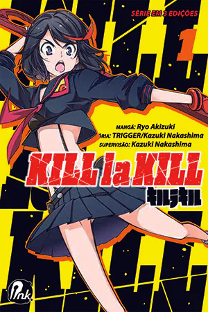 Capa de Kill la Kill #01, Editora JBC
