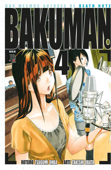 Capa de Bakuman #04, Editora JBC