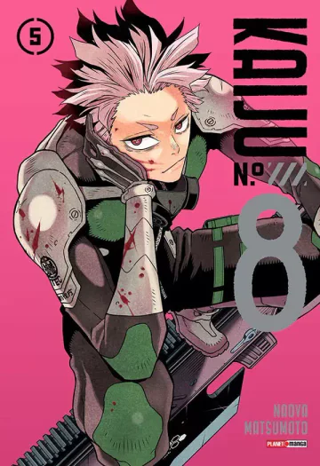 Capa de Kaiju N.° 8 Vol. 5, Panini
