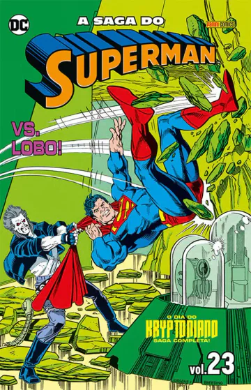 Capa de A Saga Do Superman Vol. 23, Panini