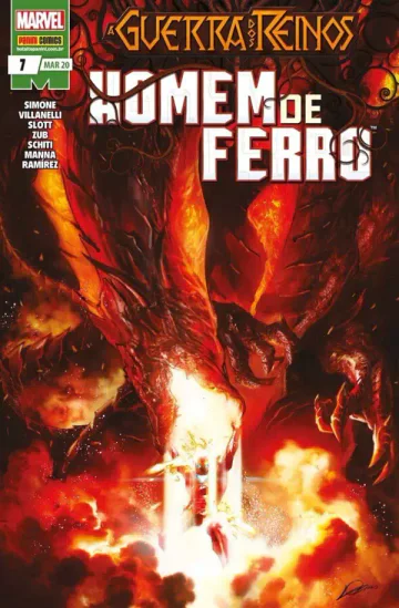 Capa de Homem De Ferro (2019) Vol. 7, Panini