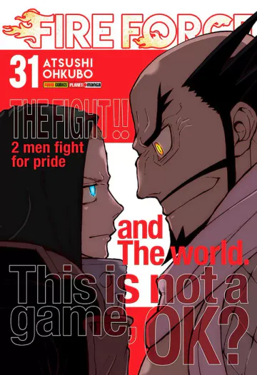 Capa de Fire Force Vol. 31, Panini