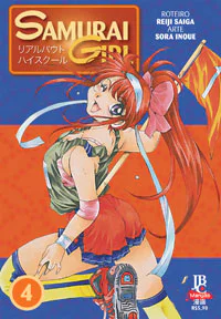 Capa de Samurai Girl #04, Editora JBC