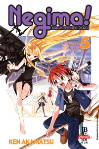 Capa de Negima #05, Editora JBC