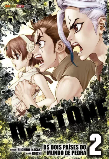 Capa de Dr. Stone Vol. 2, Panini