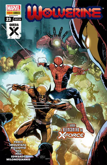 Capa de Wolverine (2022) Vol. 23, Panini