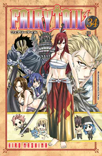 Capa de Fairy Tail #34, Editora JBC