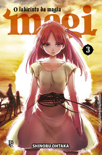 Capa de Magi - O Labirinto da Magia #03, Editora JBC