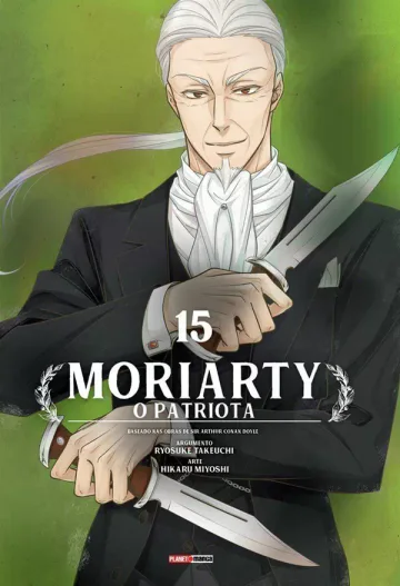 Capa de Moriarty: O Patriota Vol. 15, Panini