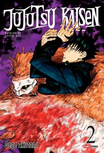 Capa de Jujutsu Kaisen: Batalha De Feiticeiros Vol. 2, Panini