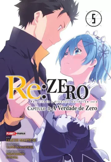 Capa de Re: Zero Capitulo 3 - A Verdade De Zero Vol. 5, Panini
