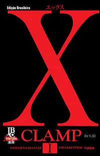 Capa de X #01, Editora JBC