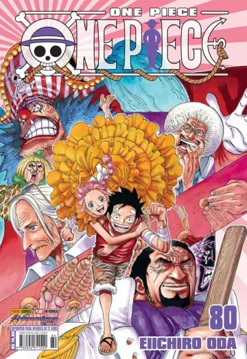 Capa de One Piece Vol. 80, Panini