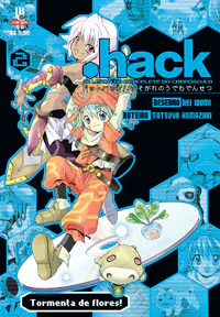 Capa de .hack//A Lenda do Bracelete do Crepúsculo #02, Editora JBC