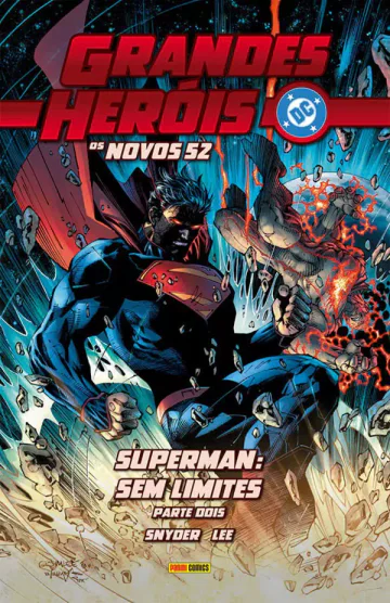 Capa de Grandes Heróis DC: Os Novos 52 Vol. 37 - Superman: Sem Limites Parte 2, Panini