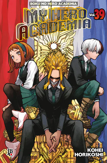 Capa de My Hero Academia #39, Editora JBC