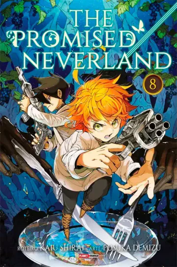 Capa de The Promised Neverland Vol. 8, Panini