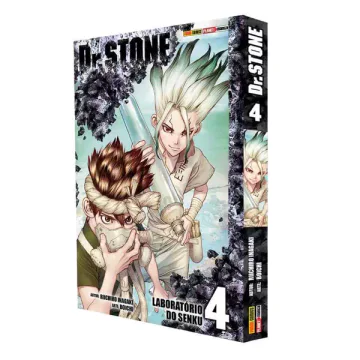 Capa de Dr. Stone Vol. 4, Panini