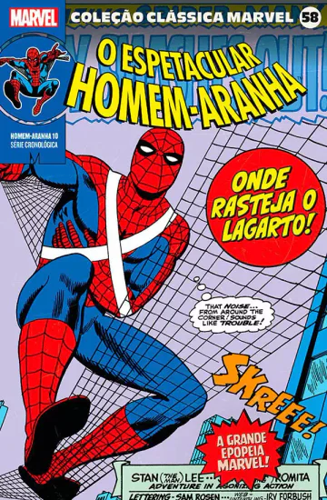 Capa de Coleção Clássica Marvel Vol. 58 - Homem-Aranha 10, Panini