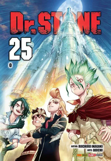 Capa de Dr. Stone Vol. 25, Panini