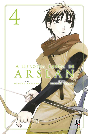 Capa de A Heroica Lenda de Arslan #04, Editora JBC