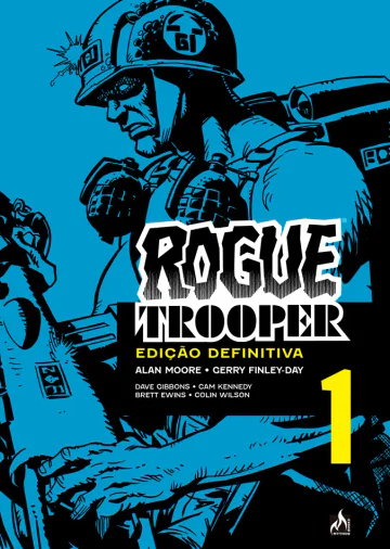 Capa de Rogue Trooper: Edição Definitiva — Volume 1, Mythos Editora