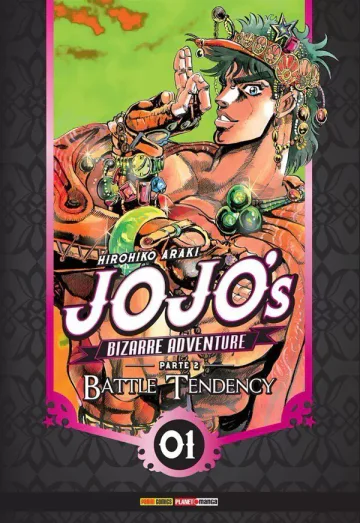 Capa de Jojo's Bizarre Adventure Parte 2: Battle Tendency Vol. 1, Panini