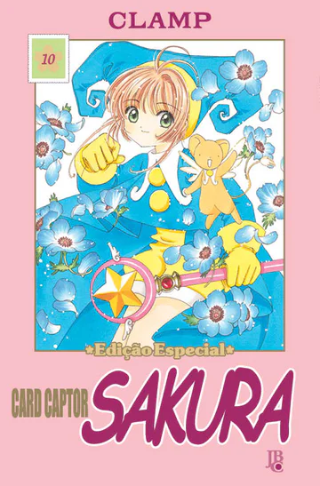 Capa de Card Captor Sakura #10, Editora JBC