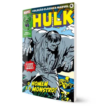 Capa de Coleção Clássica Marvel Vol. 5 - Hulk Vol. 1, Panini