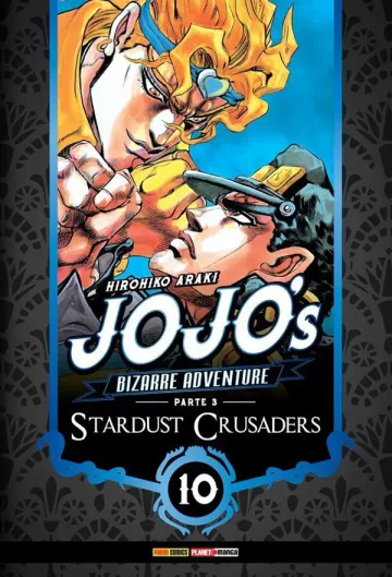 Capa de Jojo's Bizarre Adventure Parte 3: Stardust Crusaders Vol. 10, Panini