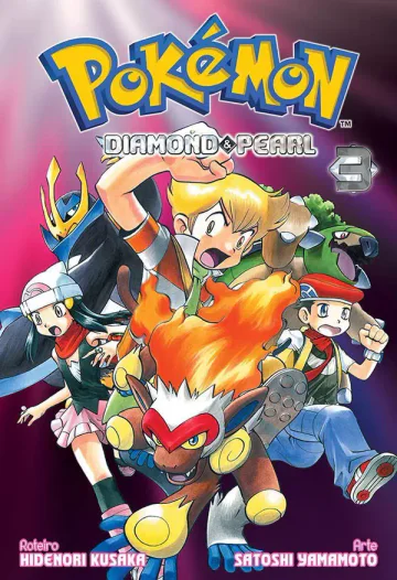 Capa de Pokémon Diamond And Pearl Vol. 3, Panini